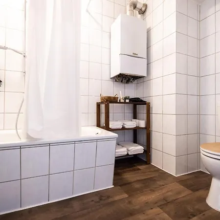 Business Design-apartment - 55qm, Kueche & Arbeitsplatz - By Lott Living Apartment Duisburg