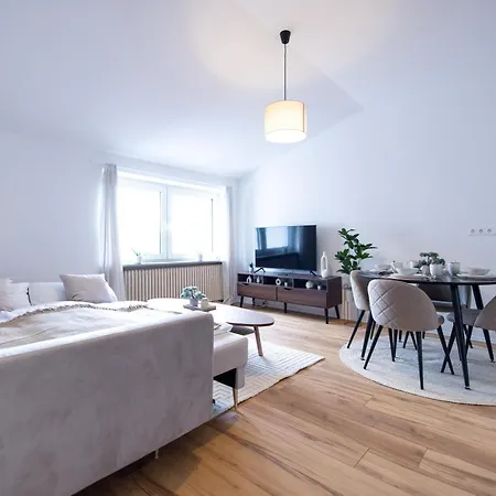 Apartment Business Design-apartment - 55qm, Kueche & Arbeitsplatz - By Lott Living Duisburg