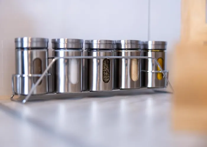 Business Design-apartment - 55qm, Kueche & Arbeitsplatz - By Lott Living * 뒤스부르크